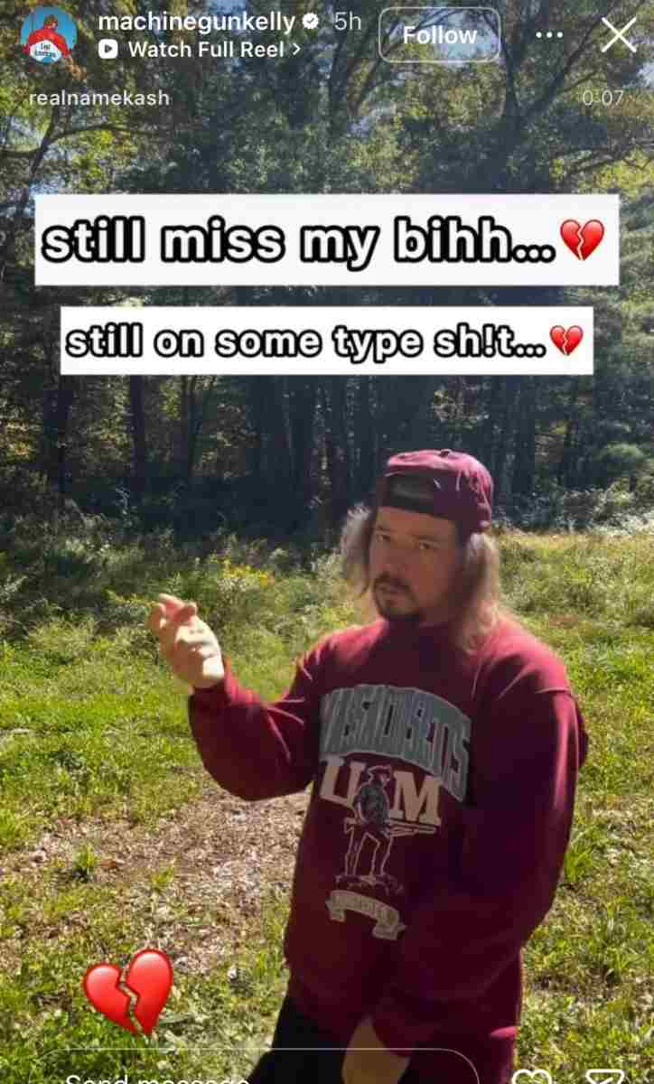 MGK Instagram story hints heartbreak amid Megan Fox reconciliation talk