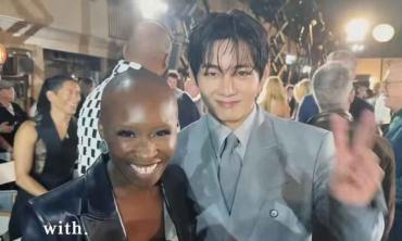 Cynthia Erivo, BTS’ V meet up at Vogue World