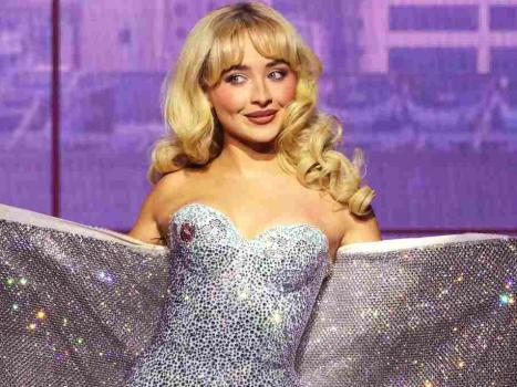 Sabrina Carpenter bids farewell to stage props as tour comes to an end