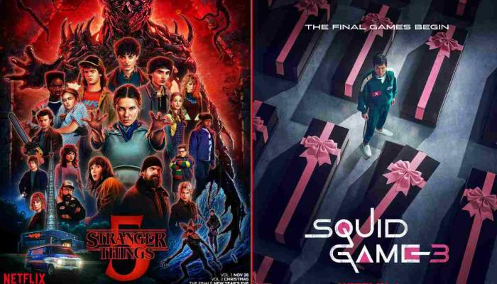 Stranger Things competes with Squid Game on Netflix after huge success