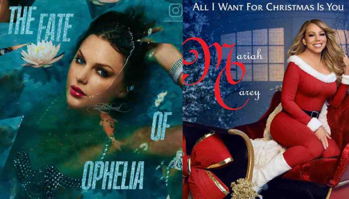 Taylor Swift smashes Christmas charts, leaves Mariah Carey in dust