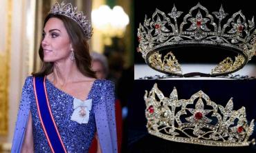 Kate Middleton wears rarely-seen Oriental Circlet tiara: 'Only for Queens'