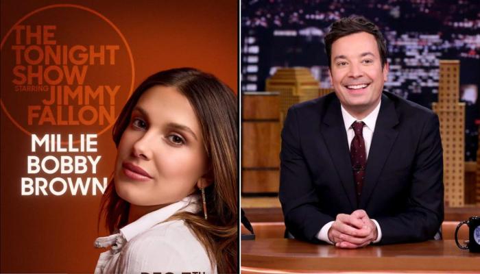 Millie Bobby Brown to get behind desk with Jimmy Fallon on Sunday