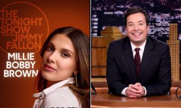 Millie Bobby Brown to get behind desk with Jimmy Fallon on Sunday