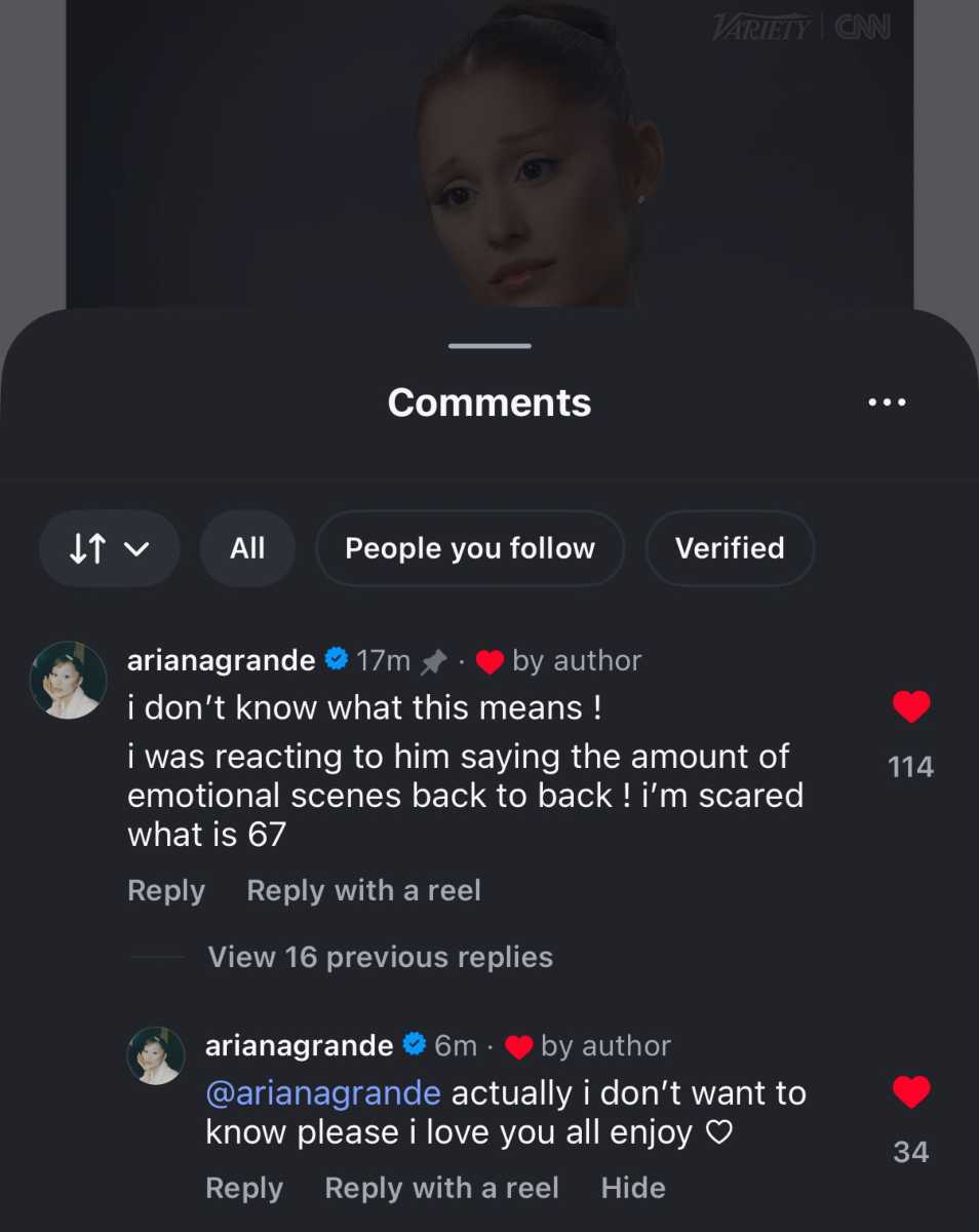 Ariana Grande addresses viral ‘6 7’ meme reaction