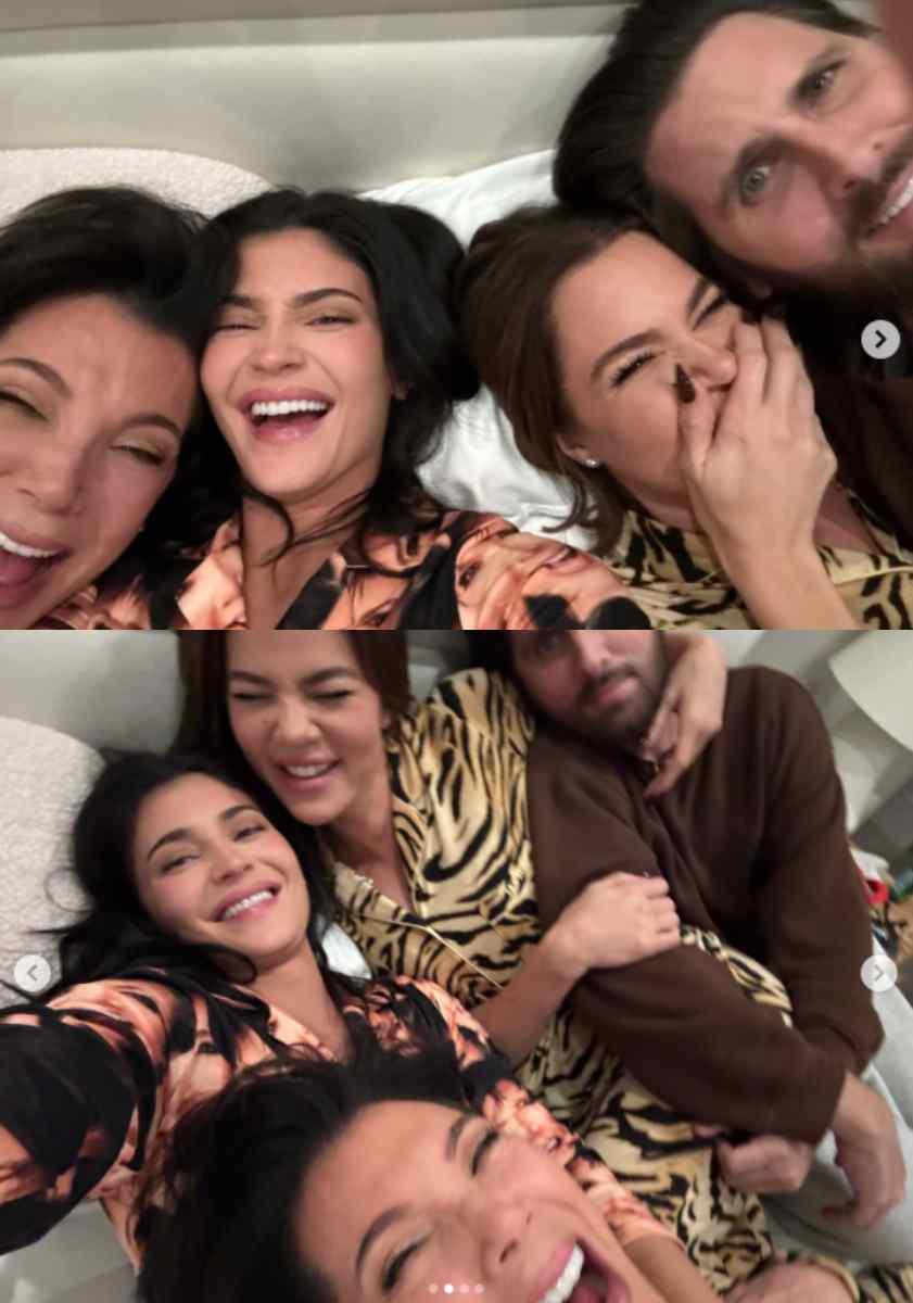 Kardashian, Jenner trio get cosy with Kourtney’s ex, Scott Disick