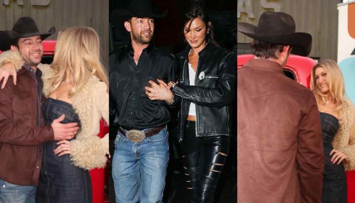 Bella Hadid glimpses flirty photos with cowboy boyfriend Adan Banuelos