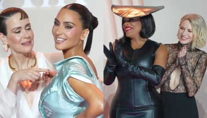 Kim Kardashian with Sarah Paulson, Niecy Nash, and Naomi Watts