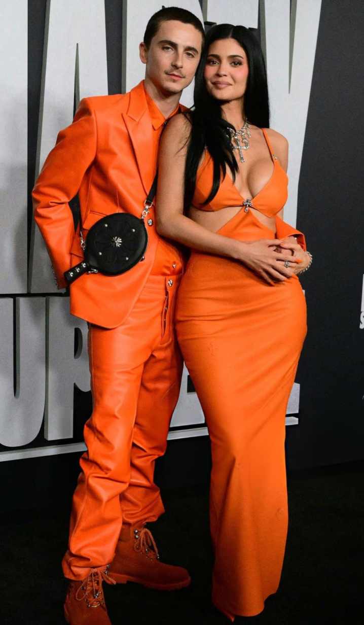 Kylie Jenner, Timothee Chalamet make difficult outfits work at LA event