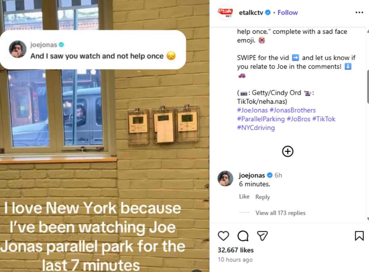 Joe Jonas daily routine sparks frenzy on the internet