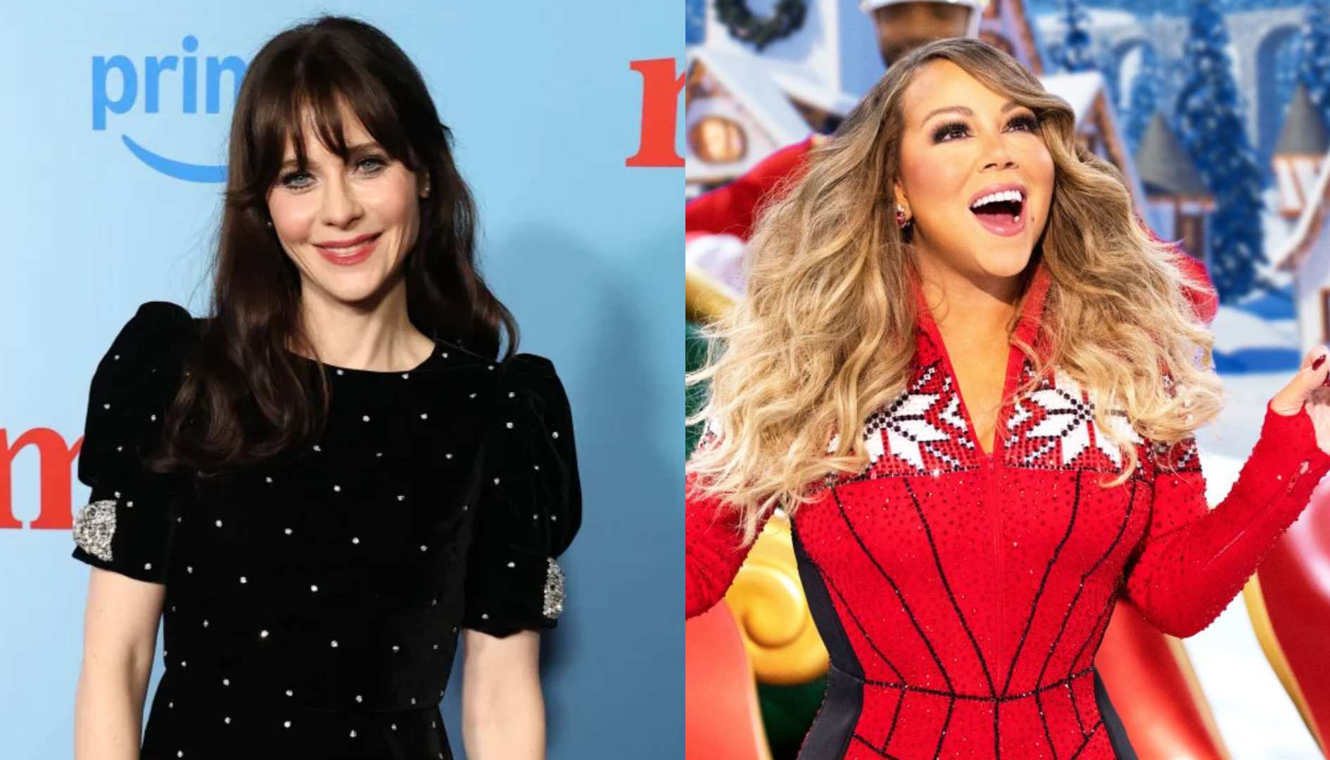 Zooey Deschanel talks taking Mariah Carey’s title