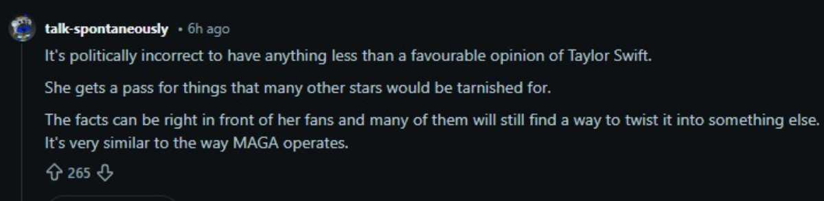 Taylor Swift’s political critique is fake?