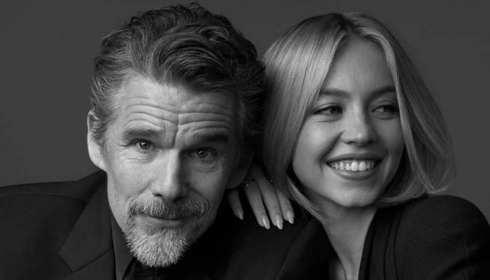 Ethan Hawke wins Sydney Sweeney’s praise