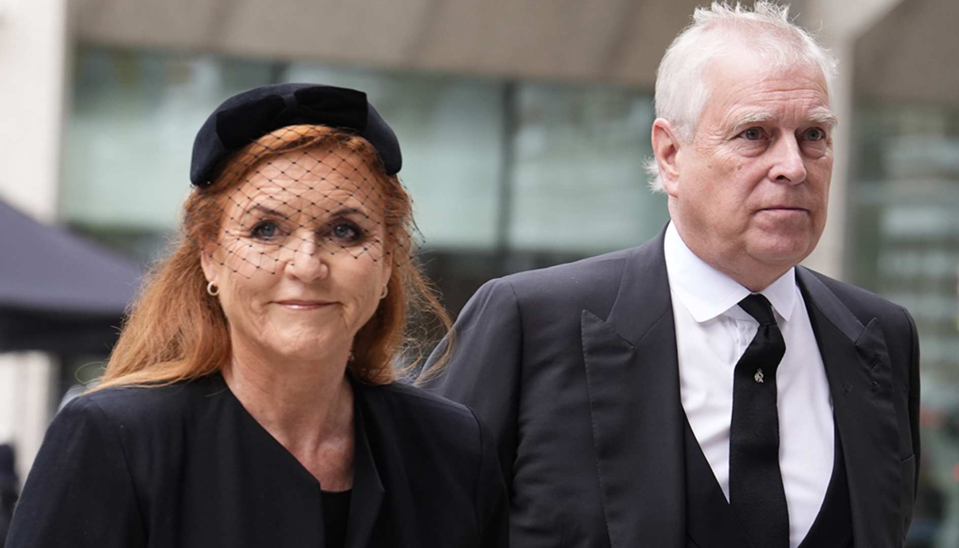 Andrew, Sarah arrive at granddaughter’s christening