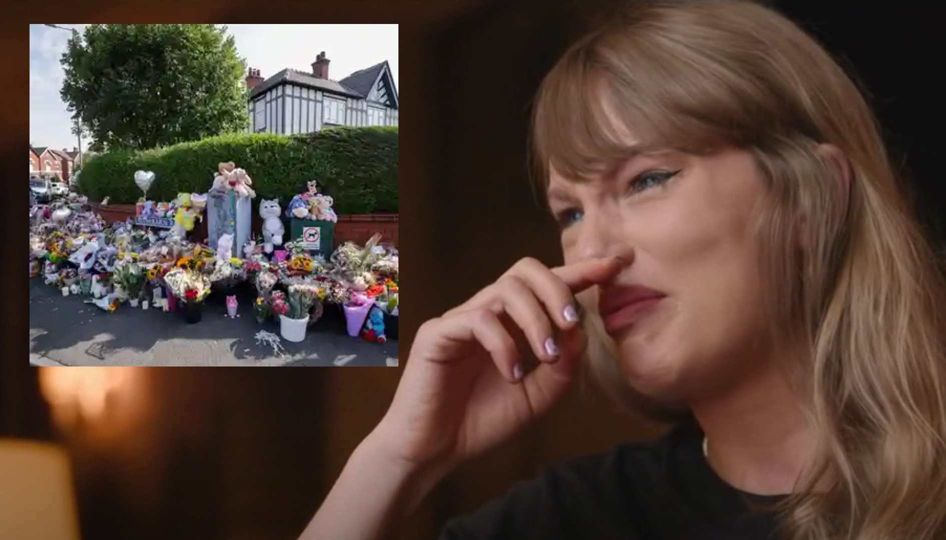Taylor Swift breaks down reflecting on Southport tragedy