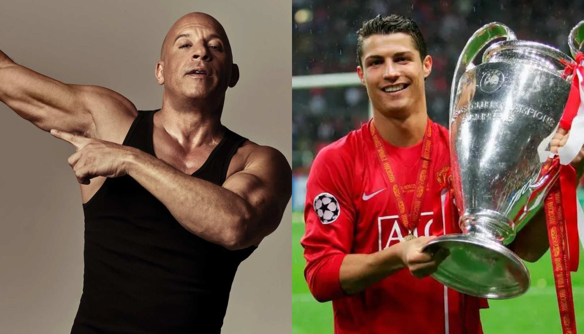 Vin Diesel makes Ronaldo fans happy