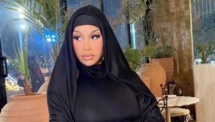 Cardi B shares concert ticket link after landing in Saudi Arabia