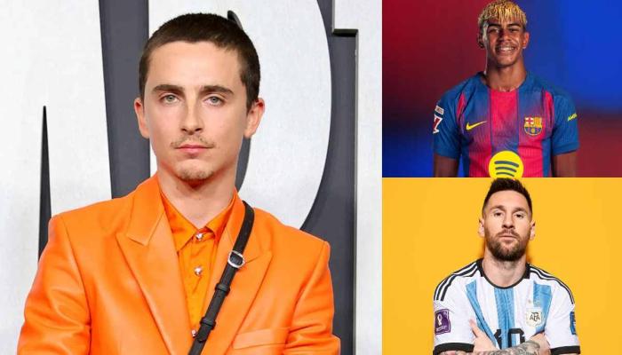 Timothee Chalamet honours Lamine Yamal with rare Lionel Messi picture
