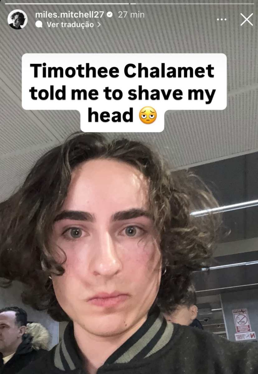 Timothee Chalamet asks fan to shave his head