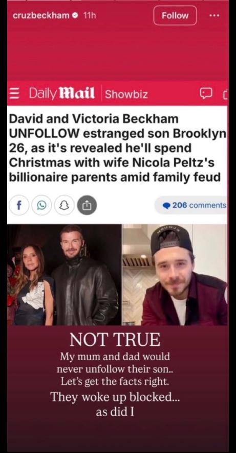 David Beckham, Victorias son confirms feud in explosive confession