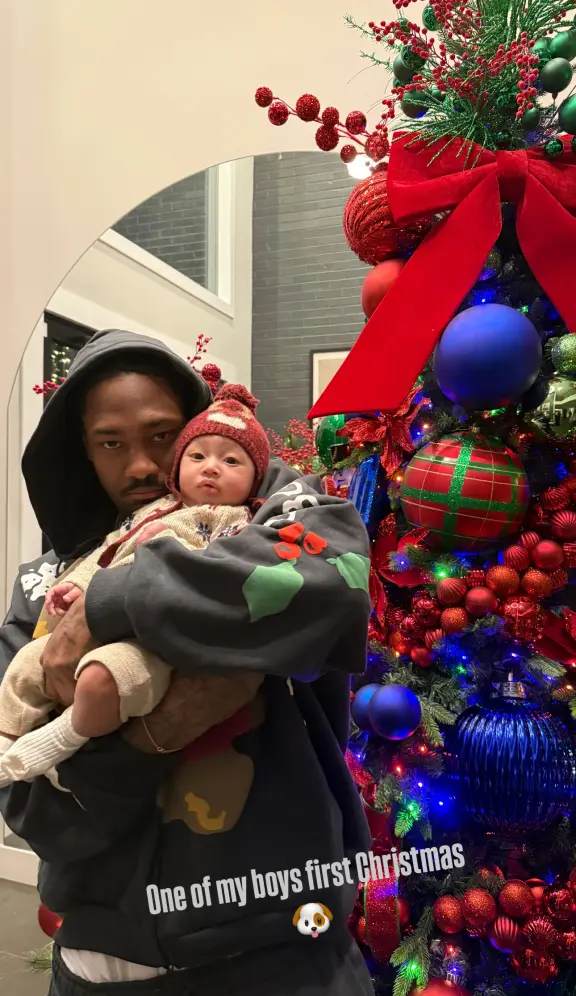 Stefon Diggs ditches Cardi B for Christmas, celebrates with kids alone