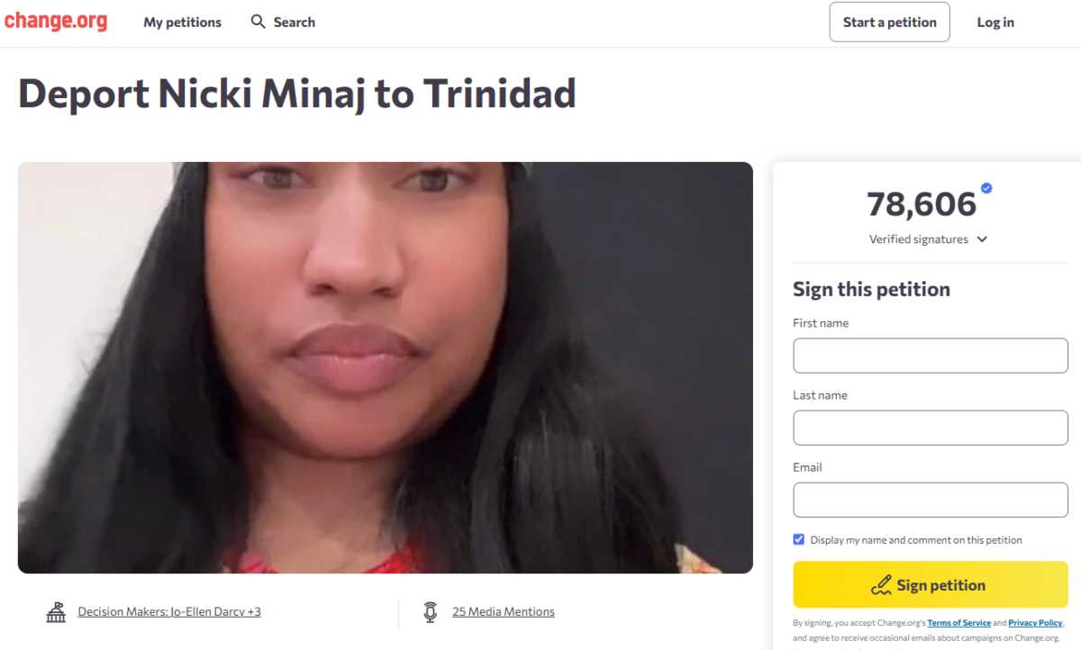 Nicki Minaj lands in ‘major trouble’ after supporting Trump