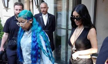 Kim Kardashian denies showing face on North West live stream