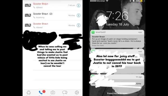 Justin Bieber, Scooter Braun controversy revives with private DMs