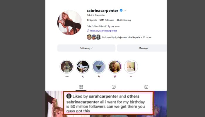 Sabrina Carpenters birthday wish finally come true with new milestone