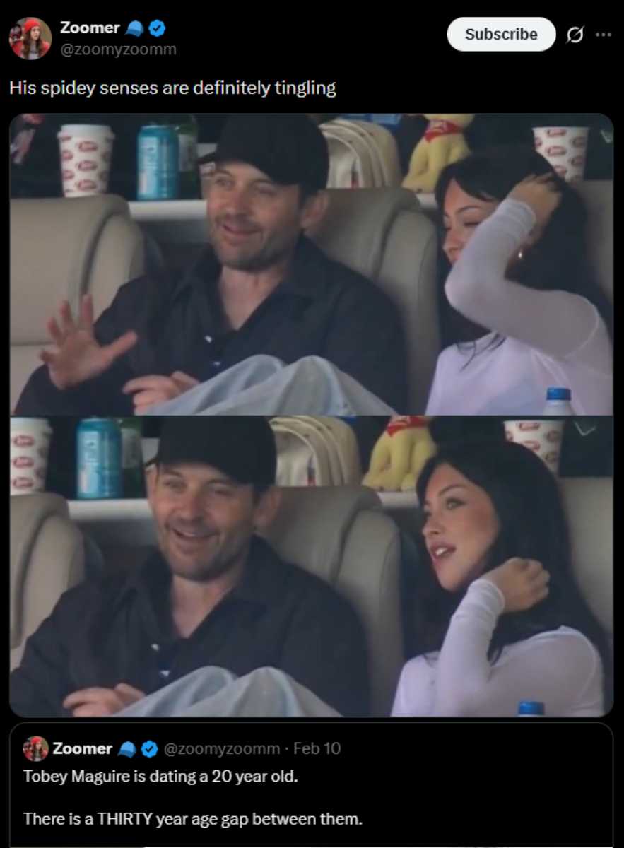 Tobey Maguire sparks controversy with new love interest