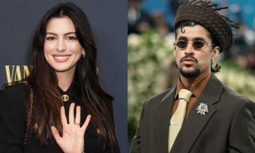 Anne Hathaway renames Super Bowl Halftime after Bad Bunny show