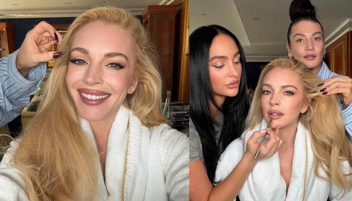 Lindsay Lohan channels Kylie Jenner with shockingly full lips