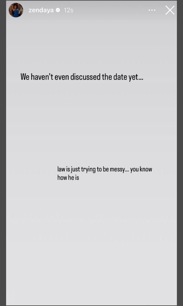 Zendaya finally addresses wedding rumours with Tom Holland in latest post