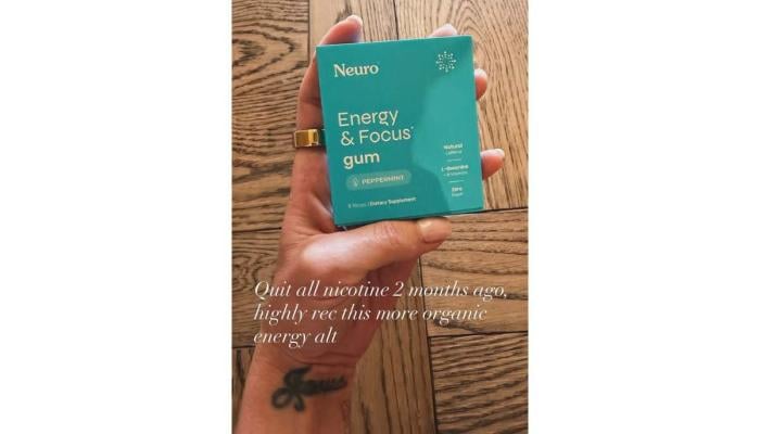 Katy Perry celebrates 2 months of nicotine sobriety