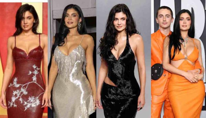 Why Kylie Jenner repeats same silhouette dress in different colours?