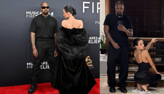 Jeff Goldblum, Emilie Livingston channels Kanye West, wife, Bianca at Oscars