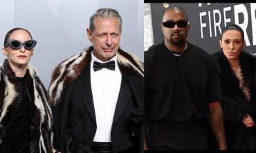 Jeff Goldblum, Emilie Livingston channels Kanye West, wife, Bianca at Oscars