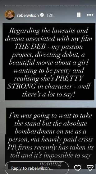 Rebel Wilson slams ‘Deb’ producers and billionaire in social media outburst