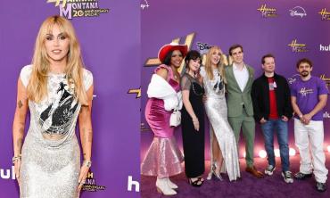 Miley Cyrus dazzles in silver dress at ‘Hannah Montana’ Anniversary premiere