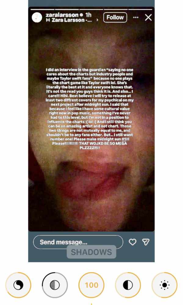 Zara Larsson reignites debate over mocking Taylor Swift after explanation