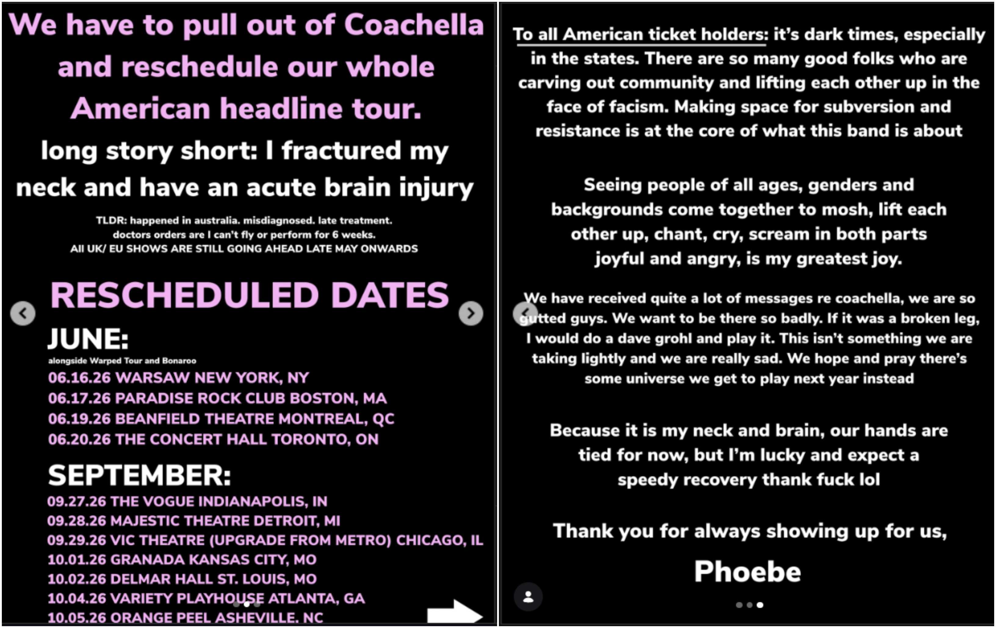 Lambrini Girls issue statement after pulling out of Coachella