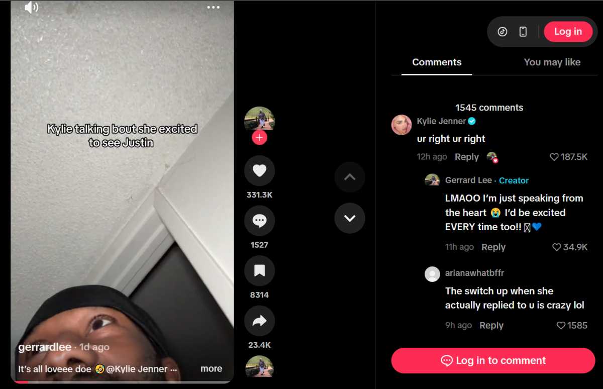 Kylie Jenner responds to netizen bashing her over Justin Bieber hype