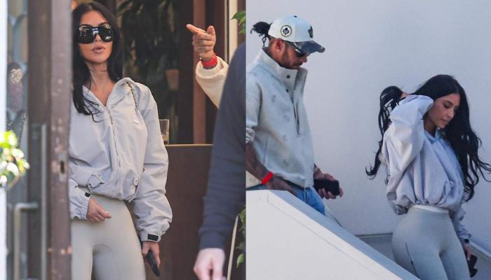 Kim Kardashian and Lewis Hamilton