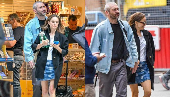Natalie Portman with partner, Tanguy Destable