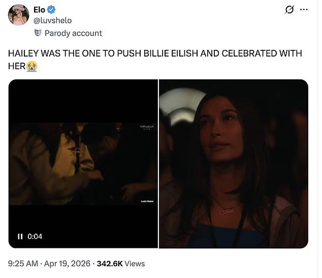 Justin Bieber fans express excitement over Hailey’s gesture at Coachella