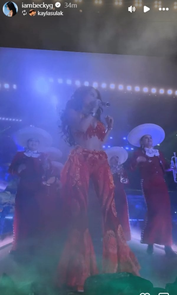 Becky G shares uncensored immigrant shoutout after Coachella mishap