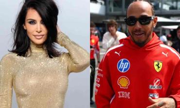Kim Kardashian, Lewis Hamilton pack on PDA in Malibu 