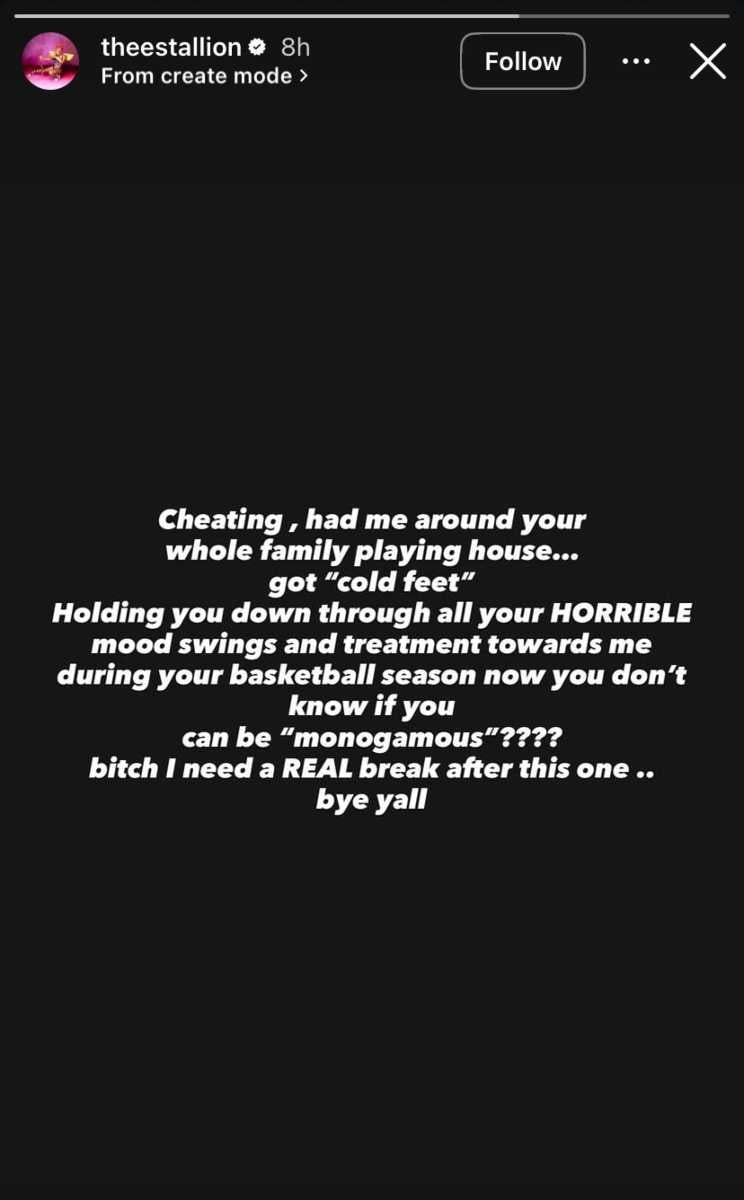 Megan Thee Stallion accuses Klay Thompson of cheating in explosive post