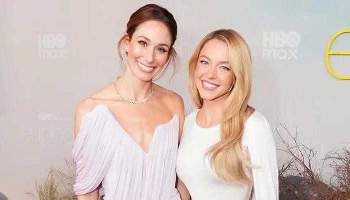 Jessica Blair Herman with Sydney Sweeney