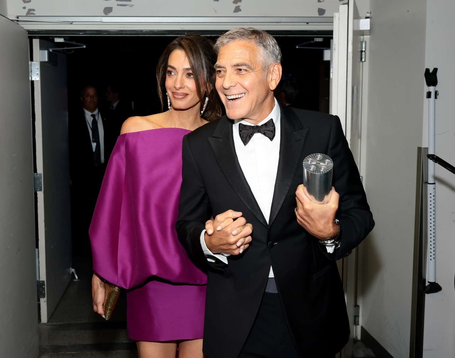 George Clooney with wife Amal at the 51st annual Chaplin Award Gala